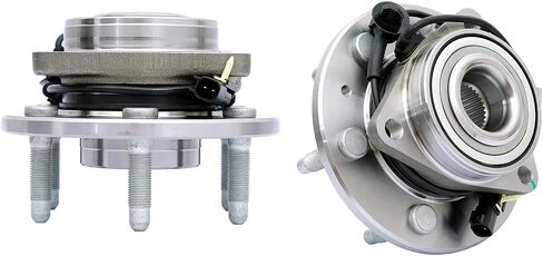 FKG 515160 Front Wheel Bearing Hub Comply Fit for 2014-2018 Chevy Silverado 1500 (4WD فقط) ، 2015-2020 Chevy Tahoe (4WD فقط) ، 2014-2018 GMC Sierra 1500 (4WD فقط) مجموعة من 2 in Saudi Arabia