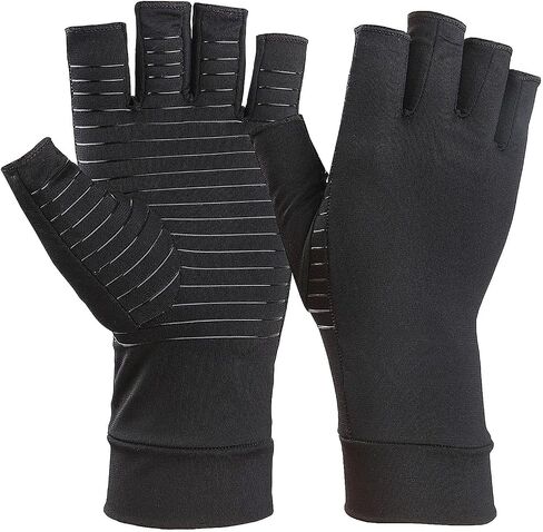 Big Mango Arthritis Gloves, Compression Gloves with Touchscreen Fingers for Women Men, Copper Gloves for Carpal Tunnel Relief, Arthritis Pain Relief, Raynauds, Swelling, Work,Typing,Hand Support (M) in Saudi Arabia