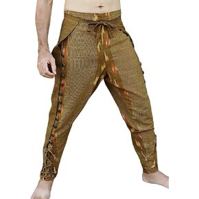 Medieval Renaissance Buccanneer Breeches Costume Wrap Waist Steampunk Pants