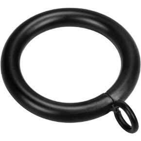 Metal Curtain Rings,1.0-Inch Inner Diameter, 0.2-Inch Wire Diameter Fit up 0.8-inch Rod (Antique Brass-18Pcs)