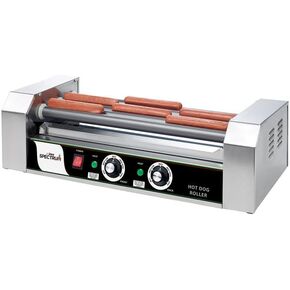 Winco EHDG-5R HotDogRoller, 5 Rollers, Silver
