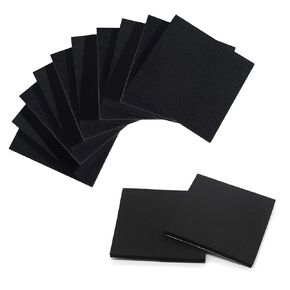 Foam Padding Sheets with Adhesive Backing - Self Stick Neoprene Insulation Foam,12PCS 1/8 Inch Thick X 4 Inch Long X 4 Inch Wide - Closed Cell Foam Sheet Square Pad