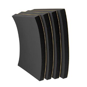 Foam Padding Sheet 3/4" Thick with Adhesive Backing Neoprene Insulation Foam High Density Stick Firmly for Furniture Cars Speakers 4 Inch X 4 Inch (4 Pcs)