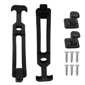 2 PCS 6.3" Rubber Flexible Draw Latch T-Handle Hasp Hood Catch Cooler Latches Replacement Tool Box, Vehicle Engine Hood, Golf Cart, Engineering Machine Hood, Farm Machinery