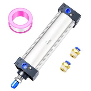 TAILONZ PNEUMATIC Air Cylinder SC 80 X 300 Bore: 80mm/3.15 inch, Stroke: 300mm/12 inch, Screwed Piston Rod Dual Action
