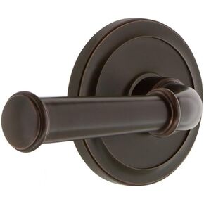 Grandeur 820301 Circulaire Rosette Privacy with Georgetown Lever in Timeless Bronze, 2.375