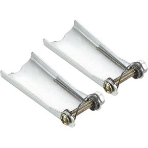 2 Pack Hook Safety Latch Kit - Clevis Slip Hook Receiver Hitch Replacement Apply to Towing Lifting Hook Trailer/Crane (2.2" Long, Silver)