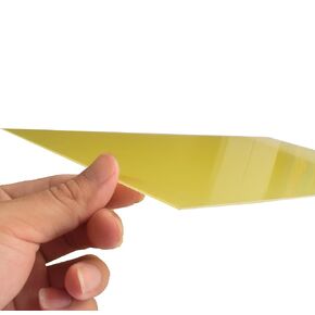 G10 FR4 Sheet Fiberglass Panel, Epoxy Resin Panel, 200x300x2.0mm Yellow
