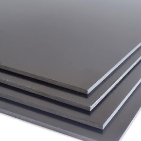 G10 Glass Fiber Sheet 235X235X1.5MM for RC Model Black Color