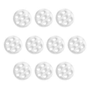10PCS Diameter 0.313'' (8mm) Glass Screen Filters Small Pipe Screens High Borosilicate Glass Screen with 7 Honeycomb Holes