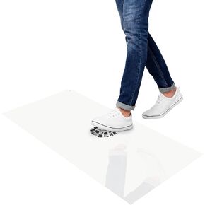 uxcell 300pcs Adhesive/Sticky/Tacky Mats 24" x 36", Case of 10 Mats, 30 Sheets Each, for Cleanroom, Warehouse, Laboratory, Capture Dirt and Dust, White