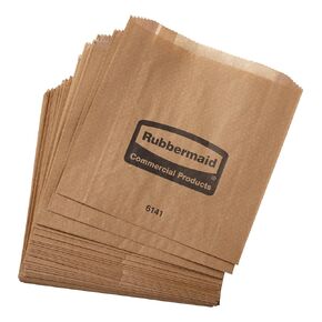 Rubbermaid Commercial Wax Paper Bags, Sanitary Napkin Disposal Bags, Feminine Hygiene liners, Pack of 250