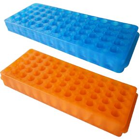 حامل أنبوب الطرد المركزي الصغير من مادة البولي بروبيلين، رف أنابيب الطرد المركزي ذو الوجهين لأنابيب الطرد المركزي 0.5 مل - 2 مل in Kuwait