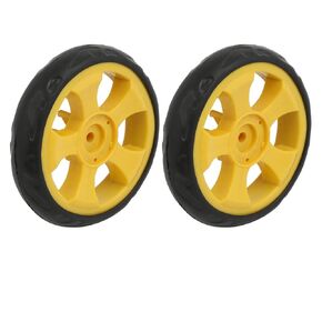 uxcell 105mm Diameter Plastic Single Wheel Pulley Rolling Roller 2pcs
