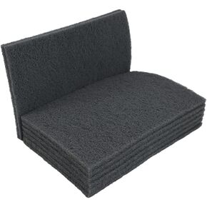 Gray Ultra Fine General Purpose Scuff Pads, Box of 8-6" x 9"- Final Scuffing, Scouring, Sanding, Cleaning, Paint Color Blend Prep, Surface Adhesion Preparation, 7448