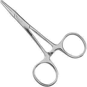 Mosquito Hemostat Locking Forceps 3.5 Inches, Curved Stainless Steel - Multipurpose Ideal Hemostats for Nurses, Fishing Forceps, Crafts and Hobby