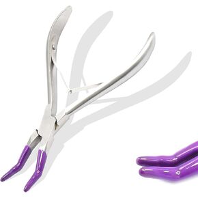 New Premium Dental Crown Gripper Remover Pliers Temporary Crown Remover Crown Gripper Pliers 6" with PVC Rubber Tips DS-1368