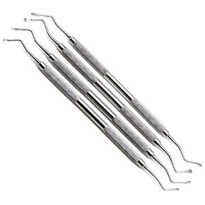 Lucas Curette Dental Set of 4 Surgical Bone Curettes