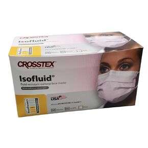 Crosstex CR-GCITE Isofluid Earloop Mask Pink (Pack of 50)