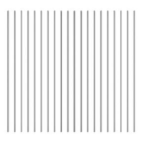 Stainless Steel Rods Assortment Kit, Diameter 1.0-8.0mm for DIY Craft Making, Handle Pin (27 Pieces)