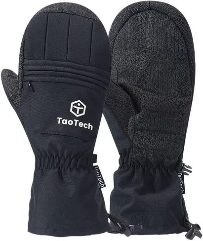 قفازات التزلج على الجليد نحت قفازات التزلج للرجال والنساء مقاومة للماء 5 أصابع داخلية in Kuwait