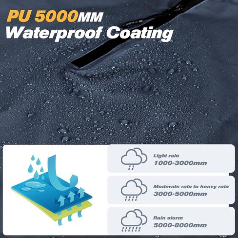 معطف مطر مضاد للماء من Anyoo، قبعات مطر للدراجة خفيفة الوزن وصغيرة الحجم وقابلة لإعادة الاستخدام للبالغين in Kuwait