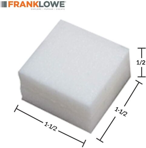 Franklowe Poly Foam Adhesive Backed Separator Pads for Vinyl and Aluminum Windows, 1000 Pack (1/2 x 1-1/2 x 1-1/2) in Saudi Arabia