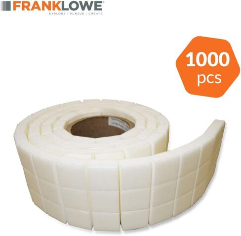 Franklowe Poly Foam Adhesive Backed Separator Pads for Vinyl and Aluminum Windows, 1000 Pack (1/2 x 1-1/2 x 1-1/2) in Saudi Arabia