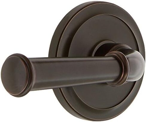Grandeur 820301 Circulaire Rosette Privacy مع رافعة جورج تاون باللون البرونزي الخالد، 2.375 in Saudi Arabia