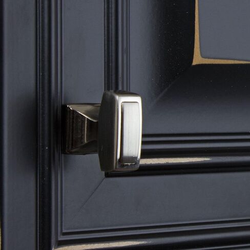 GlideRite Hardware GR-87390-SN-10 1-1/8 X 1/2 بوصة مقبض خزانة مستطيل انتقالي 10 عبوات in Kuwait