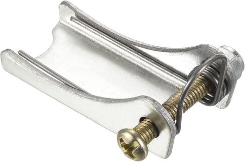 طقم مزلاج أمان الخطاف - استبدال وصلة وصلة الاستقبال بخطاف الانزلاق Clevis ينطبق على مقطورة/رافعة خطاف السحب (طول 1.6 بوصة، فضي) in Kuwait