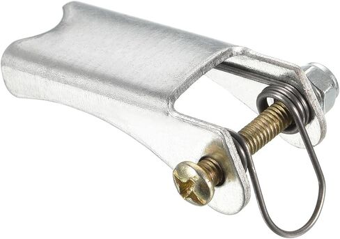 طقم مزلاج أمان الخطاف - استبدال وصلة وصلة الاستقبال بخطاف الانزلاق Clevis ينطبق على مقطورة/رافعة خطاف السحب (طول 1.6 بوصة، فضي) in Kuwait