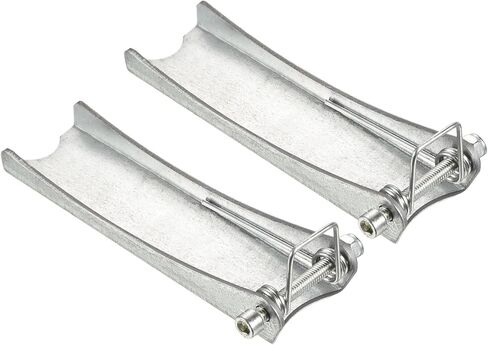 طقم مزلاج أمان مكون من قطعتين - استبدال وصلة ربط جهاز الاستقبال بخطاف منزلق من Clevis ينطبق على مقطورة/رافعة خطاف الرفع (طول 5.8 بوصة، فضي) in Saudi Arabia