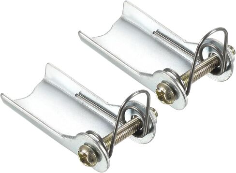 طقم مزلاج أمان مكون من قطعتين - استبدال وصلة ربط جهاز الاستقبال بخطاف منزلق من Clevis ينطبق على مقطورة/رافعة خطاف السحب (طول 1.3 بوصة، فضي) in Saudi Arabia
