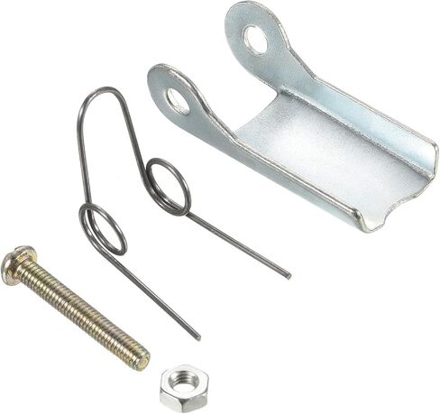 طقم مزلاج أمان مكون من قطعتين - استبدال وصلة ربط جهاز الاستقبال بخطاف منزلق من Clevis ينطبق على مقطورة/رافعة خطاف السحب (طول 1.3 بوصة، فضي) in Saudi Arabia