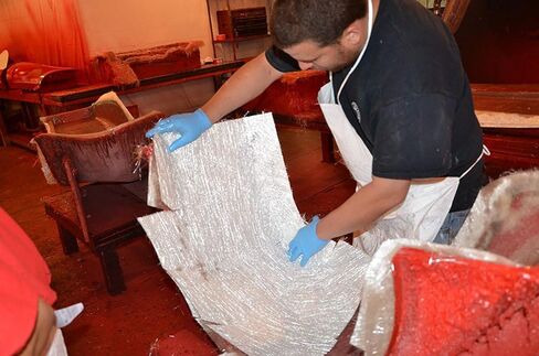 قماش من الألياف الزجاجية المقطعة (1.5 أونصة، 50 بوصة × 10 ياردة) in Kuwait