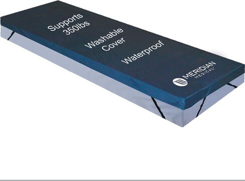 مرتبة سرير مستشفى طبية من روسكو للسرير الطبي، مقاس 80 بوصة × 35 بوصة، إسفنجية، مقاومة للماء، غطاء من النايلون، غير قابلة للانزلاق، حد وزن 350 رطل in Kuwait