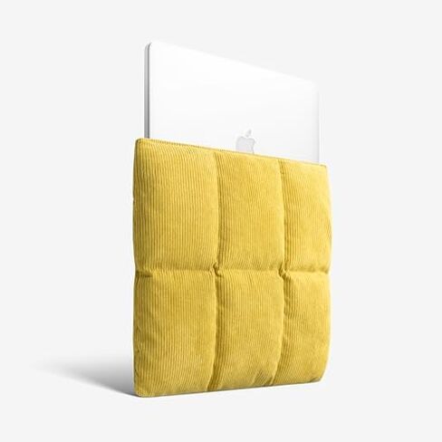 حافظة كمبيوتر محمول منتفخة ومريحة مقاس 13 بوصة و14 بوصة، حقيبة حمل كمبيوتر محمول منتفخة مبطنة للنساء، غطاء وسادة متوافق مع MacBook Air M3 2024 M2 M1، MacBook Pro 13 في 14 بوصة، 13 في 14 بوصة غطاء سروال قصير in Kuwait