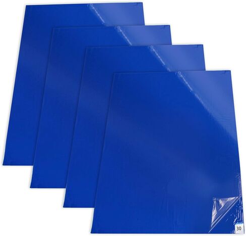 Master Elite Sticky Tacky Adhesive Cleanroom Floor Mats, 24" x 36", 4 Packs of 30 White Sheets Each - for Laboratory, Paint Spray Booth, Construction Sites - Trap Remove Dirt, Shoe & Pet Debris in Saudi Arabia
