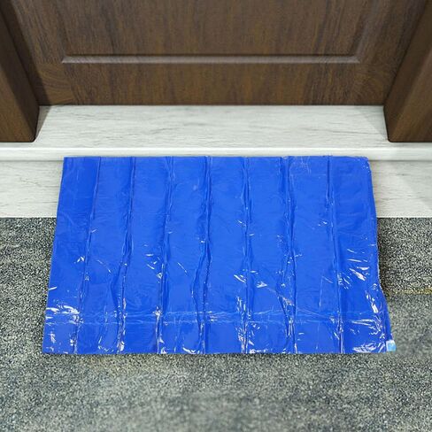 ماتس باب لزجة، 24 بوصة × 18 بوصة ماتس لزجة في غرف الأبحاث، حصائر أرضية لاصقة بناء أزرق مبتذل غرفة نظيفة ماتس لزجة للمنزل والمكتب في المستشفى in Kuwait