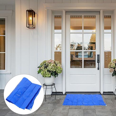 ماتس باب لزجة، 24 بوصة × 18 بوصة ماتس لزجة في غرف الأبحاث، حصائر أرضية لاصقة بناء أزرق مبتذل غرفة نظيفة ماتس لزجة للمنزل والمكتب في المستشفى in Kuwait