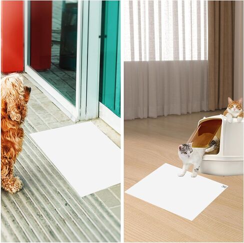 180 Sheets Tacky Walk Off Matts, 17.7" x 15" Sticky Adhesive Mat Replacement Tacky Pad to Remove Dust from Shoes for Home Laboratory Basketball Court Construction Sites Warehouse Garage Pets in Saudi Arabia