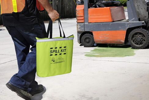 Universal Spill KIT – Perfect Spill Kits for Trucks - in Portable High Visibility Yellow Tote Bag –for Spill Response – Chemical Or Oil Containment -1 Kit in Saudi Arabia