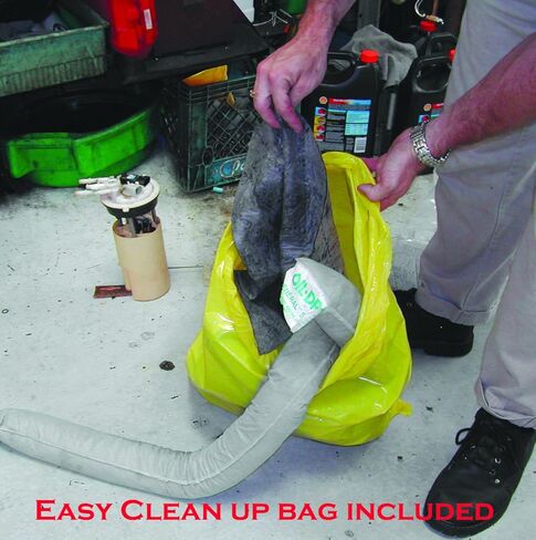 حزمة مريحة لامتصاص الانسكابات، طقم انسكابات سعة 5 جالون و100 وسادة شديدة التحمل in Kuwait