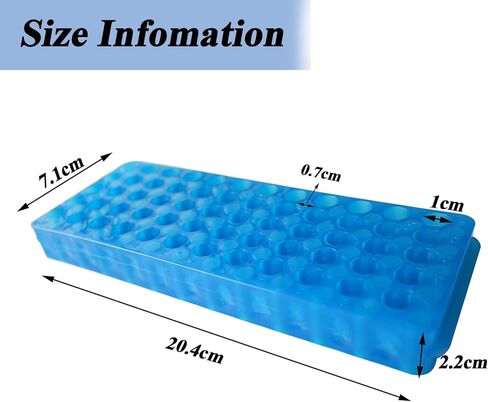 حامل أنبوب الطرد المركزي الصغير من مادة البولي بروبيلين، رف أنابيب الطرد المركزي ذو الوجهين لأنابيب الطرد المركزي 0.5 مل - 2 مل in Kuwait