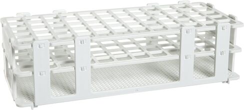 SP Bel-Art No-Wire Test Tube Rack; For 25-30mm Tubes, 21 Places, White (F18745-0004) in Saudi Arabia