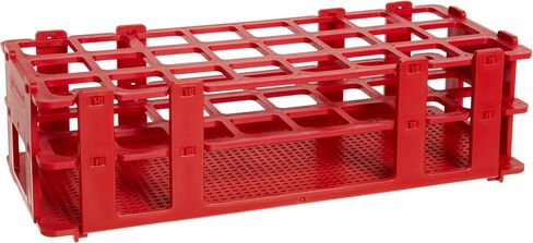 SP Bel-Art No-Wire Test Tube Rack; For 25-30mm Tubes, 21 Places, White (F18745-0004) in Saudi Arabia