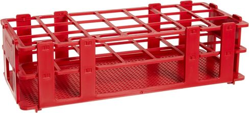 SP Bel-Art No-Wire Test Tube Rack; For 25-30mm Tubes, 21 Places, White (F18745-0004) in Saudi Arabia