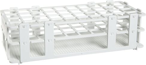 SP Bel-Art No-Wire Test Tube Rack; For 25-30mm Tubes, 21 Places, White (F18745-0004) in Saudi Arabia