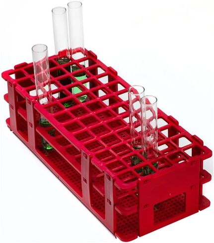 SP Bel-Art No-Wire Test Tube Rack; For 25-30mm Tubes, 21 Places, White (F18745-0004) in Saudi Arabia